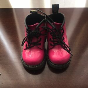 Dr Martens Pink Toddler Boots